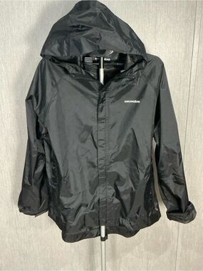 NWOT Grundens Men's Black Hooded Rain Jacket Size XXL